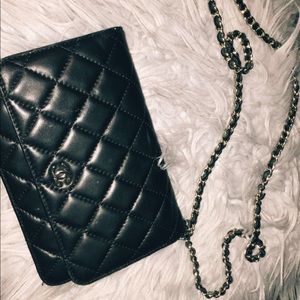 Channel mini chain bag